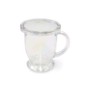 15oz Glass Tea Cups Iridescent - Bullseye's Playground